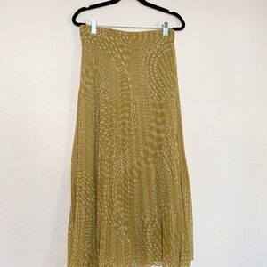Japna Mustard A-Line Skirt